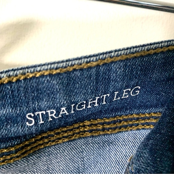 Style & Co Straight Leg Embroidered Jeans short Inseam - Picture 8 of 11